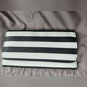 KUT from the kloth Vegan Leather Striped Wallet